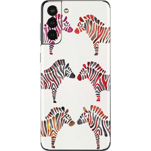 Cat Coq Rainbow Zebras Galaxy S21 Plus 5G Skin