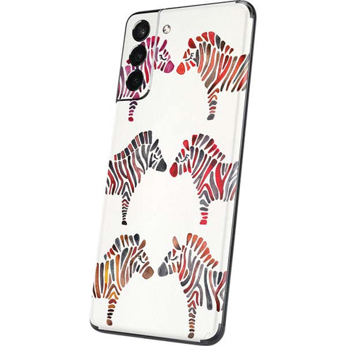 Cat Coq Rainbow Zebras Galaxy S21 Plus 5G Skin