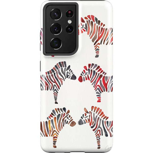 Cat Coq Rainbow Zebras Galaxy S21 Ultra 5G Pro Case