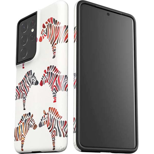 Cat Coq Rainbow Zebras Galaxy S21 Ultra 5G Pro Case