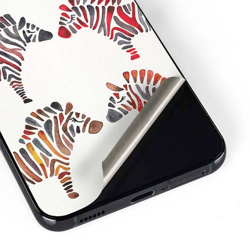 Cat Coq Rainbow Zebras Galaxy S22 Plus Skin