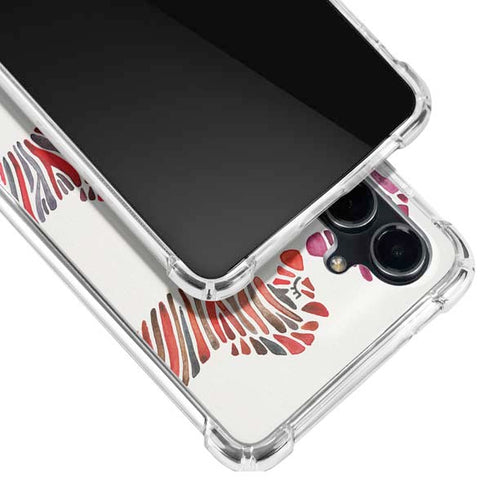 Rainbow Zebras by Cat Coq Galaxy S23 FE Clear Case