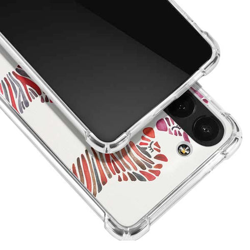 Cat Coq Rainbow Zebras Galaxy S23 Plus Clear Case