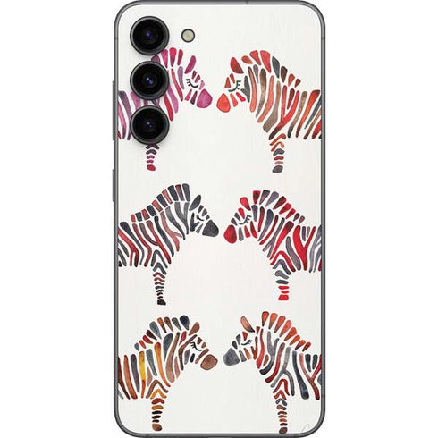Cat Coq Rainbow Zebras Galaxy S23 Plus Skin