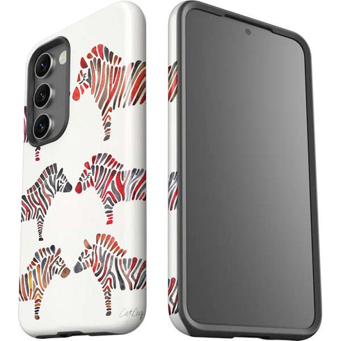Cat Coq Rainbow Zebras Galaxy S23 Pro Case