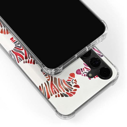 Rainbow Zebras by Cat Coq Galaxy S24 Plus Clear Case