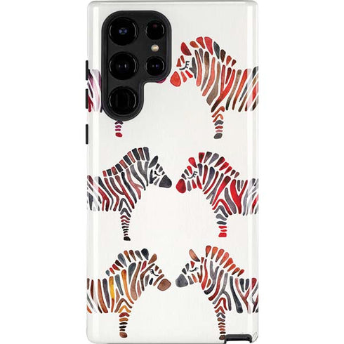 Rainbow Zebras by Cat Coq Galaxy S24 Ultra Impact Case