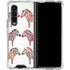 Cat Coq Rainbow Zebras Galaxy Z Fold4 5G Clear Case