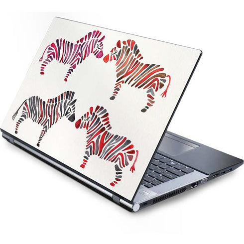 Cat Coq Rainbow Zebras Generic Laptop Skin