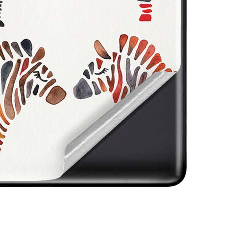 Cat Coq Rainbow Zebras Google Pixel 6 Skin