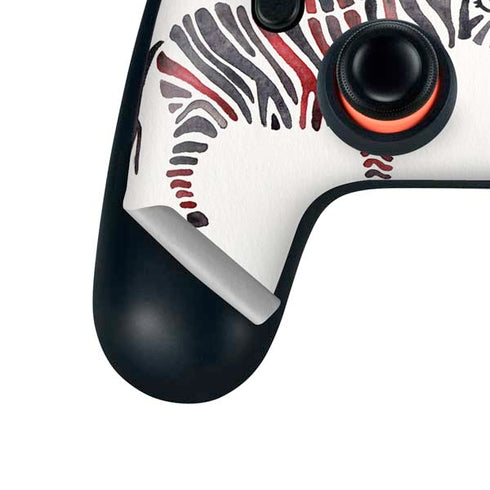 Cat Coq Rainbow Zebras Google Stadia Controller Skin