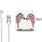 Cat Coq Rainbow Zebras iPad Charger (10W USB) Skin