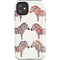 Cat Coq Rainbow Zebras iPhone 11 Impact Case