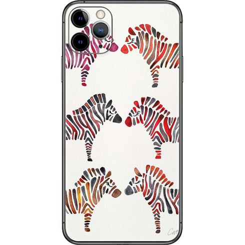 Cat Coq Rainbow Zebras iPhone 11 Pro Max Skin