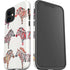 Cat Coq Rainbow Zebras iPhone 12 Impact Case