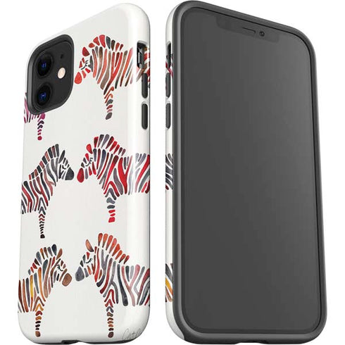 Cat Coq Rainbow Zebras iPhone 12 Mini Impact Case