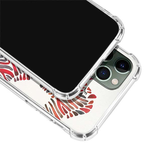 Cat Coq Rainbow Zebras iPhone 12 Pro Clear Case