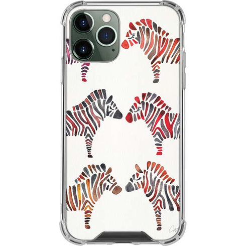 Cat Coq Rainbow Zebras iPhone 12 Pro Max Clear Case
