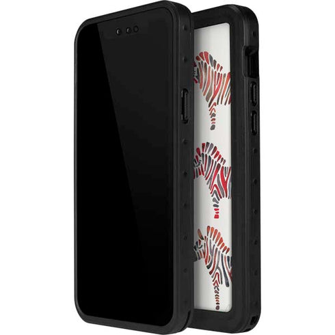 Cat Coq Rainbow Zebras iPhone 12 Pro Waterproof Case
