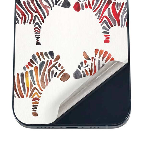 Cat Coq Rainbow Zebras iPhone 12 Skin