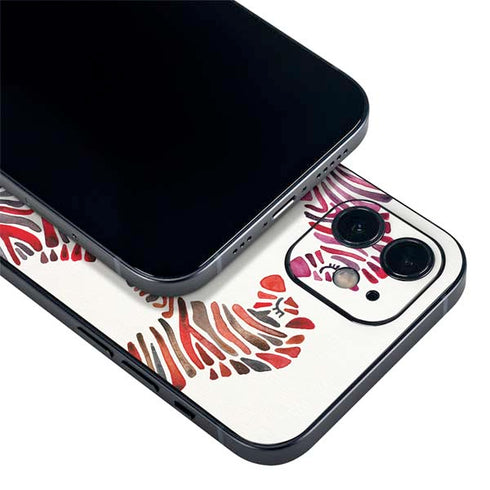 Cat Coq Rainbow Zebras iPhone 12 Skin