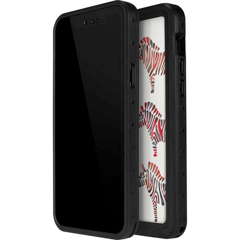 Cat Coq Rainbow Zebras iPhone 12 Waterproof Case