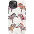 Cat Coq Rainbow Zebras iPhone 13 Impact Case