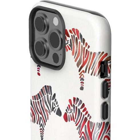 Cat Coq Rainbow Zebras iPhone 13 Pro Max Impact Case