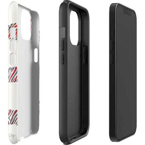 Cat Coq Rainbow Zebras iPhone 14 Plus Impact Case
