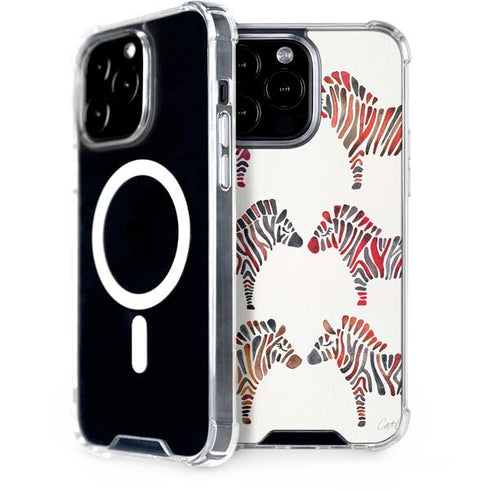 Cat Coq Rainbow Zebras iPhone 14 Pro Max MagSafe Case