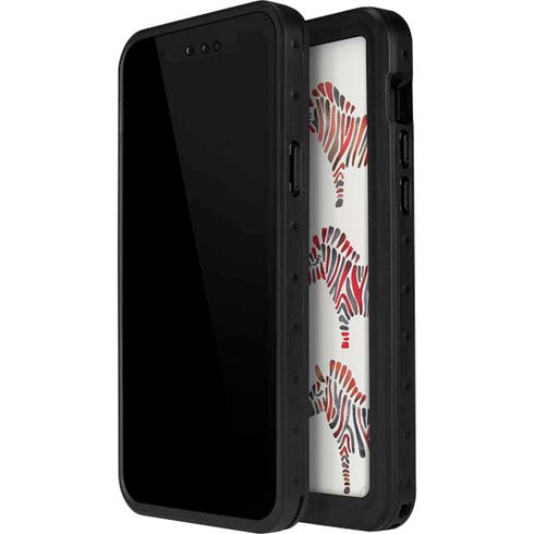 Cat Coq Rainbow Zebras iPhone 14 Pro Max Waterproof Case