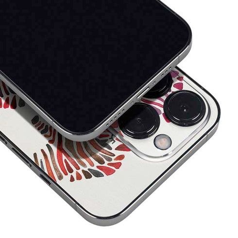 Cat Coq Rainbow Zebras iPhone 14 Pro Skin