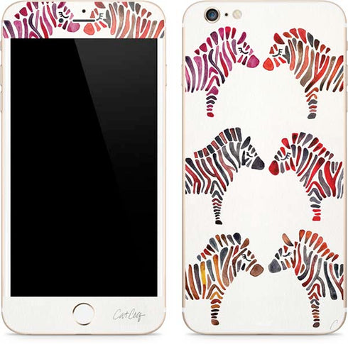 Cat Coq Rainbow Zebras iPhone 6/6s Plus Skin