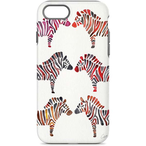 Cat Coq Rainbow Zebras iPhone 8 Pro Case
