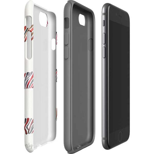 Cat Coq Rainbow Zebras iPhone SE (2nd & 3rd Gen) Pro Case