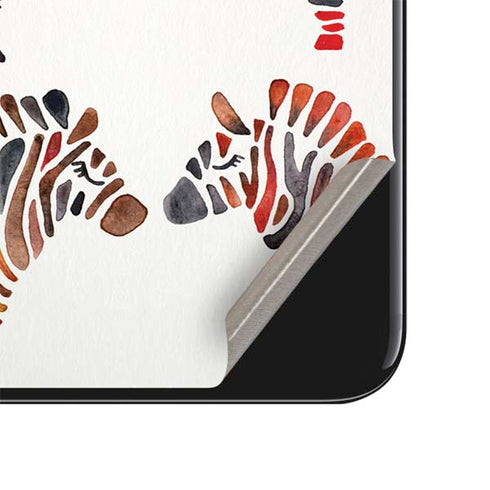 Cat Coq Rainbow Zebras iPhone SE (2nd & 3rd Gen) Skin