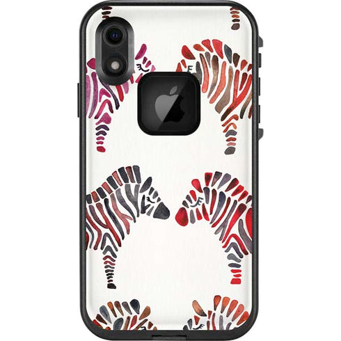Cat Coq Rainbow Zebras LifeProof Fre iPhone Skin