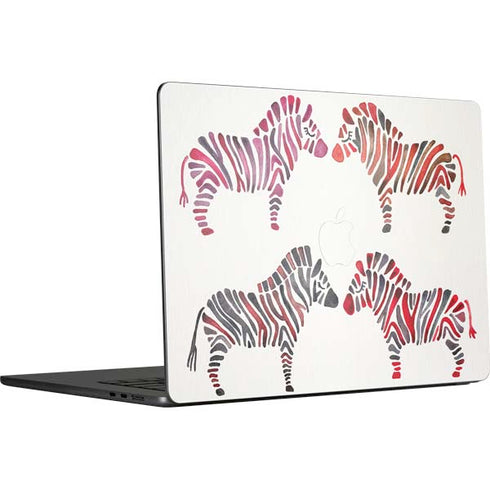 Cat Coq Rainbow Zebras MacBook Air 15 in (2023) Skin