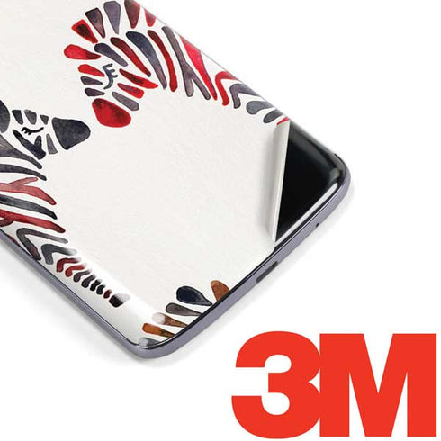 Cat Coq Rainbow Zebras Moto E5 Plus Skin