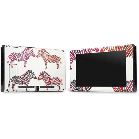 Cat Coq Rainbow Zebras Nintendo Switch Bundle Skin