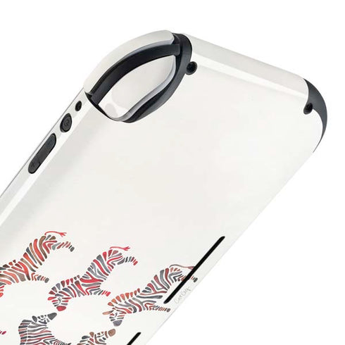 Cat Coq Rainbow Zebras Nintendo Switch Lite Skin