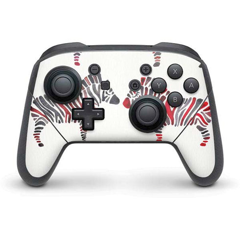 Cat Coq Rainbow Zebras Nintendo Switch Pro Controller Skin