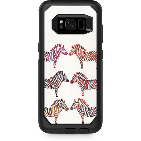 Cat Coq Rainbow Zebras Otterbox Commuter Galaxy Skin
