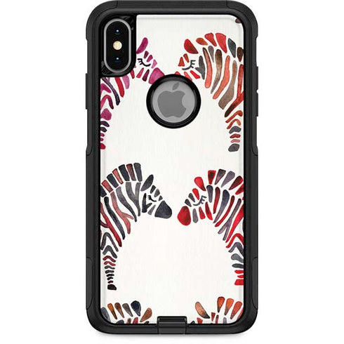 Cat Coq Rainbow Zebras Otterbox Commuter iPhone Skin