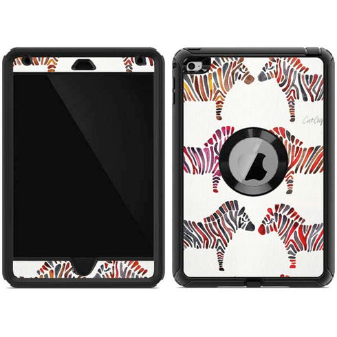 Cat Coq Rainbow Zebras Otterbox Defender iPad Skin