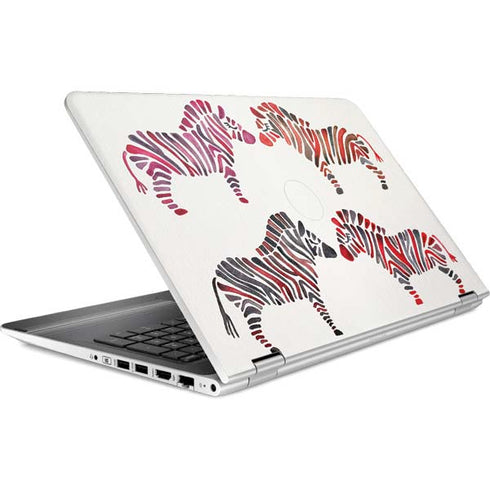 Cat Coq Rainbow Zebras HP Pavilion Skin