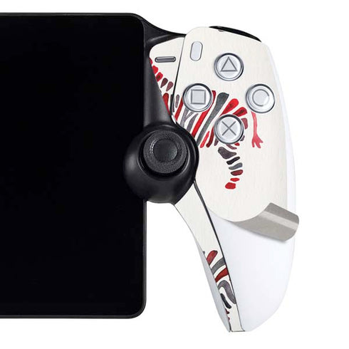 Rainbow Zebras by Cat Coq PlayStation Portal Remote Player Skin