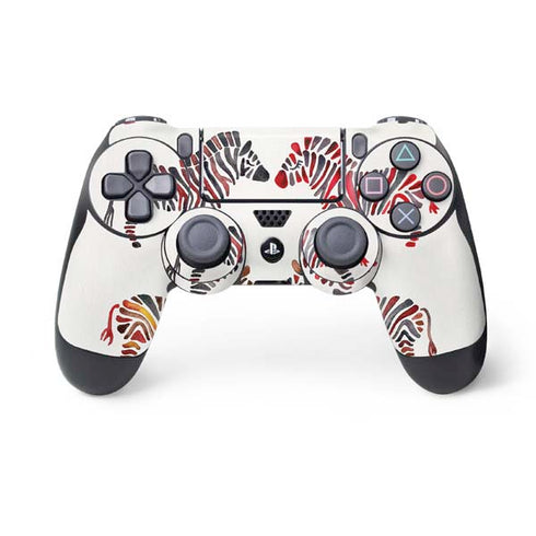 Cat Coq Rainbow Zebras PS4 Controller Skin