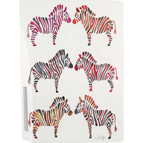 Cat Coq Rainbow Zebras PS5 Bundle Skin