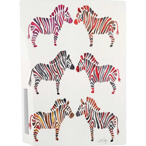 Cat Coq Rainbow Zebras PS5 Console Skin